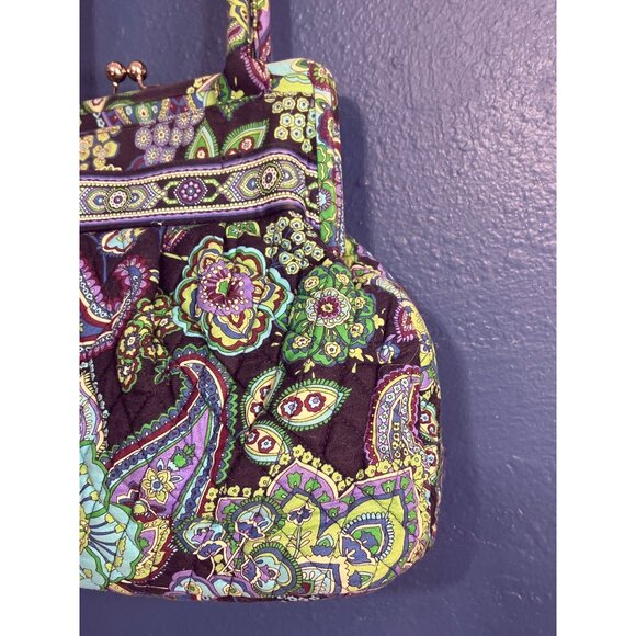 Vera Bradley Blue Rhapsody Kiss Lock Shoulder Bag - Picture 6 of 10